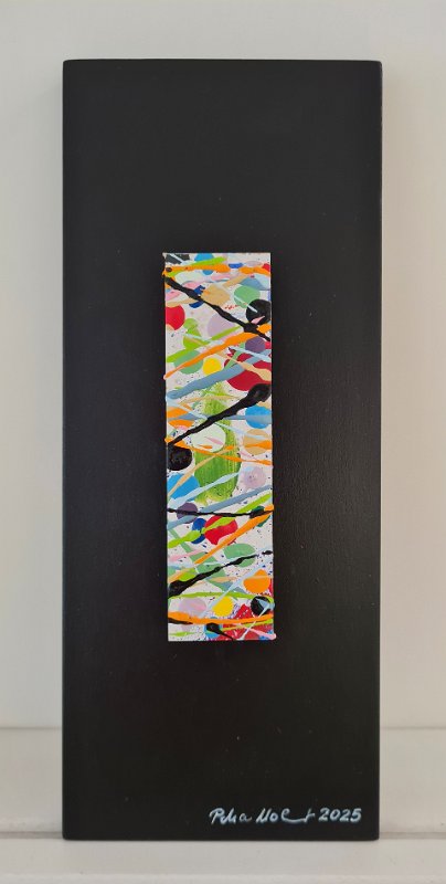 Impressions 3 2025 21x8,5 Acryl-Lack auf Holz € 85 SOLD